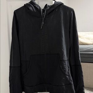 Lululemon Black Zip-Up Hooded Jacket